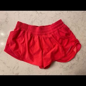 Lululemon running shorts PINK!